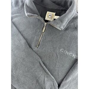 Cinch Quarter Zip Pullover XL Black Heavyweight Workwear Sweatshirt
